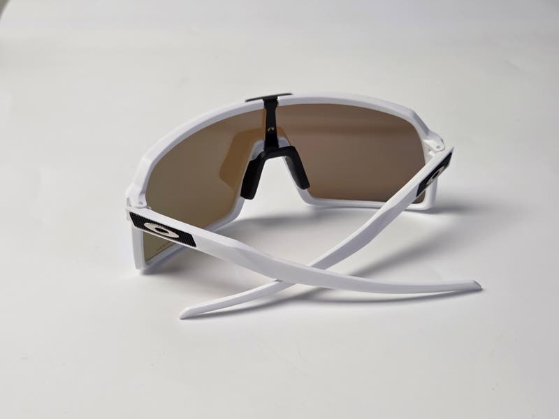 Oakley Sutro Shield Sunglasses Matte White Frame Blue Mirror  display picture 1