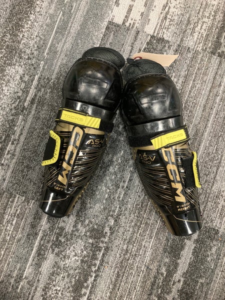 Youth CCM ASV Pro Shin Pads 9" (Used)