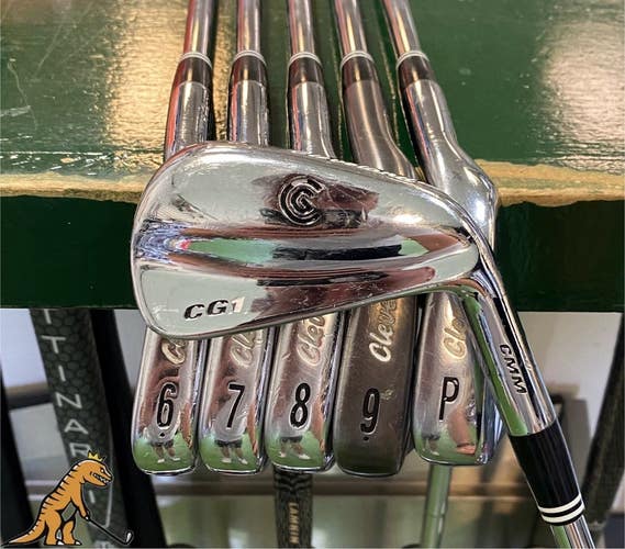 Used RH Cleveland CG1 CMM Iron Set 5-PW Dynamic Gold Stiff Flex Steel