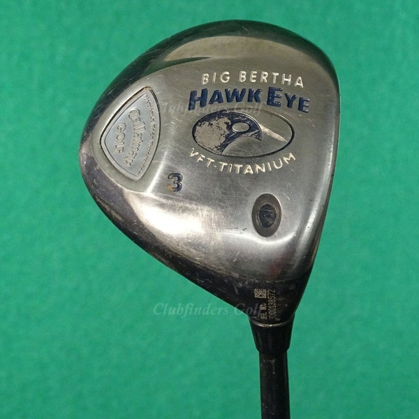 Callaway Big Bertha Hawk Eye VFT Fairway 3 Wood System 60 Graphite Light *READ*