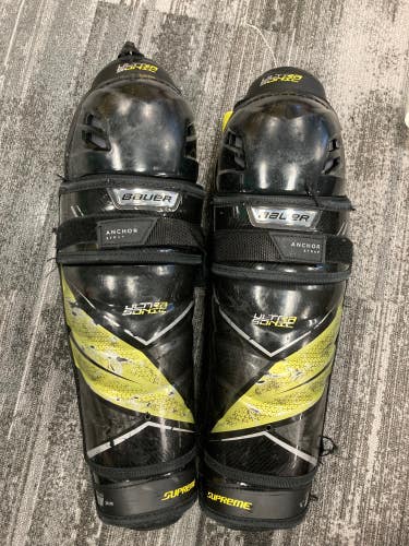 Senior Bauer Ultra sonic Shin Pads 14" (Used)
