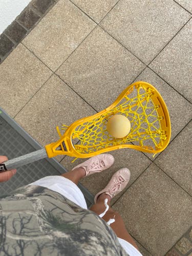 Gait Lacrosse Strung Apex 2 Head yellow (Used)
