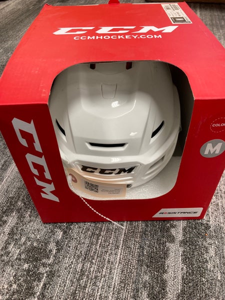 White Medium CCM Resistance Helmet (New)