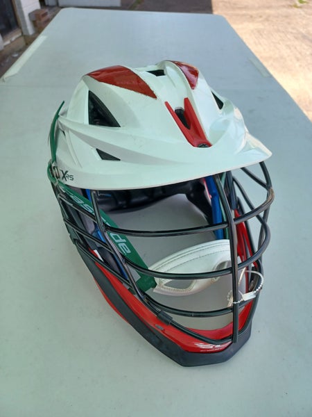 White Youth Goalie Cascade XRS Helmet (Used)