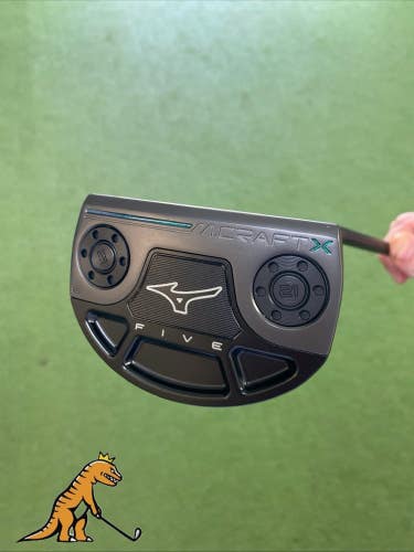 Mint Mizuno M-Craft X Five B 35 Mallet Putter + HC