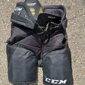 Black Senior Small CCM Tacks 7092 Hockey Pants (Used)