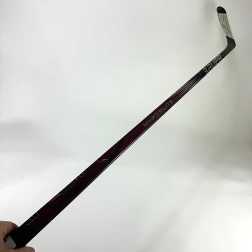 Repaired Left Handed Maroon Bauer Vapor Hyperlite 2 | 77 Flex P92 Curve Grip | E684