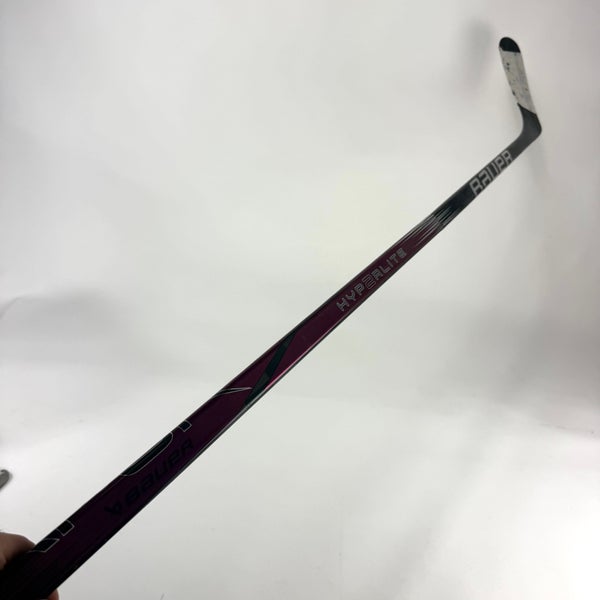 Repaired Left Handed Maroon Bauer Vapor Hyperlite 2 | 77 Flex P92 Curve Grip | E683