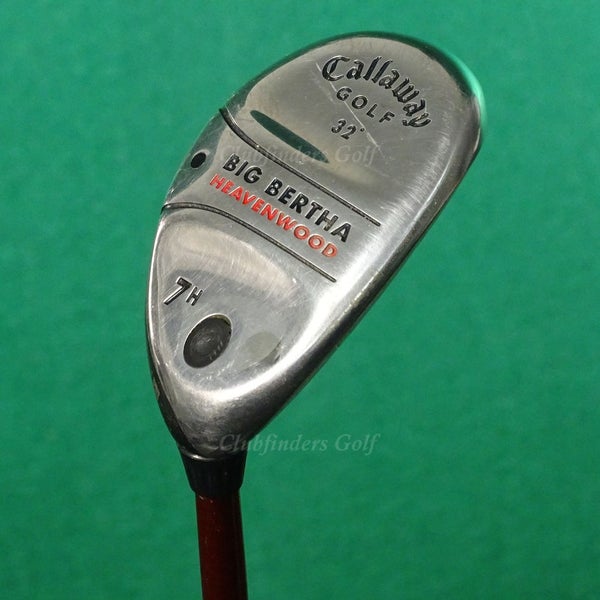 Callaway Big Bertha Heavenwood 32 Hybrid 7H Iron Factory RCH 75w Graphite Light
