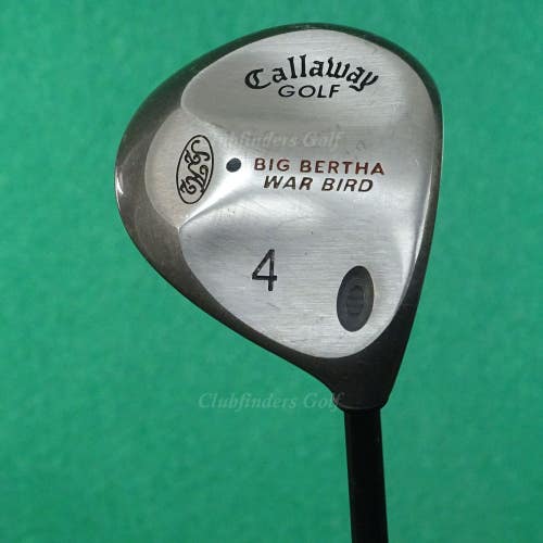 Callaway Big Bertha Warbird Fairway 4 Wood Factory RCH 96 Graphite Light