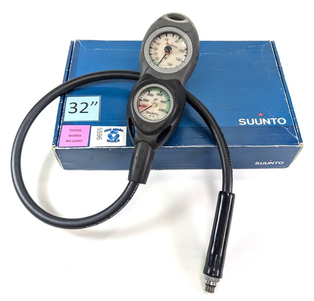Suunto Scuba Dive 2 Gauge Console SM-16 150ft Depth Gauge SM-36 SPG        #5596