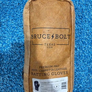 Blue Youth XL Bruce Bolt Batting Gloves (Used)
