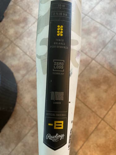 2024 Rawlings Icon Composite USSSA Certified Bat (-8)  22 oz 30" (Used)
