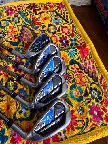 Men's Callaway Big Bertha B21 Right Handed Iron Set (5 Clubs) #7 - #9, PW, GW (New)