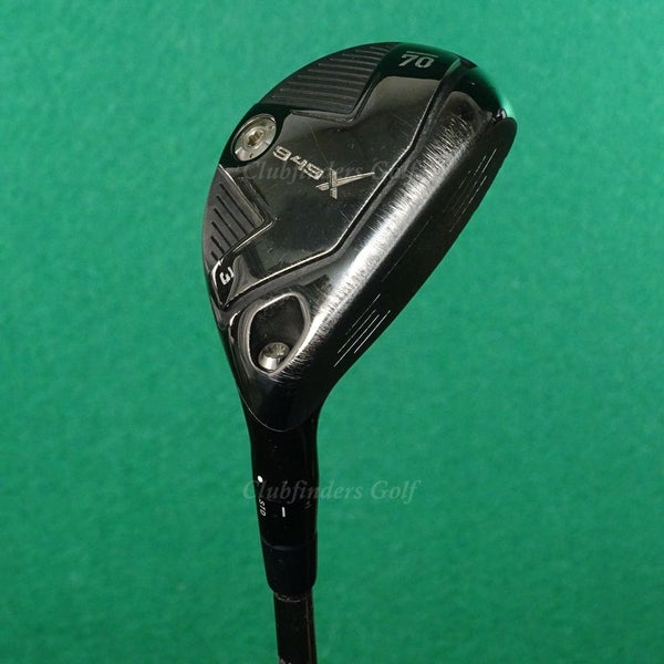 Sub 70 949X 18 Hybrid 3 Iron UST Mamiya Helium 60I F4 Graphite Stiff