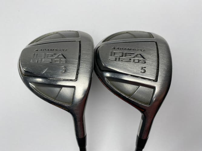 Adams Idea A12 OS 3 & 5 Fairway Wood Set 15* 18* Grafalloy 50g Lite Graphite RH
