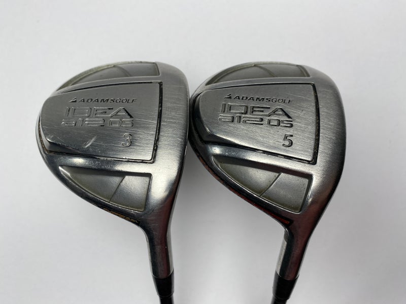 Adams Idea A12 OS 3 & 5 Fairway Wood Set 15* 18* Grafalloy 50g Lite Graphite RH