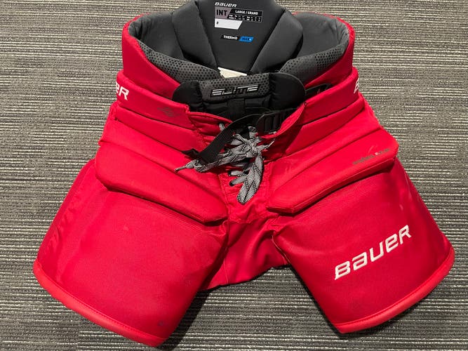 Intermediate Large Bauer Elite Hockey Goalie Pants  (Used)