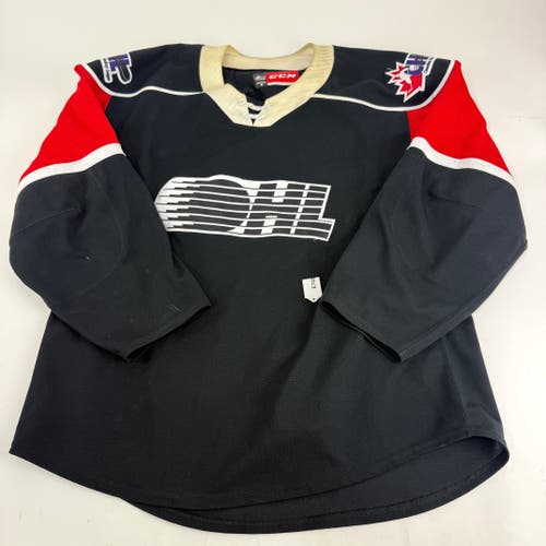 Used Black and Red OHL Jersey | Size 56 | E746