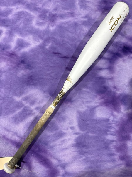 2024 Rawlings Icon Composite Bat USSSA Certified (-10) Composite 20 oz 30" (Used)