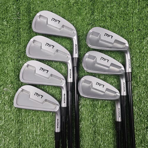 Avoda Origin Chrome Iron Set 4-PW KBS Tour C-TAPER Black Stiff Steel Shafts RH