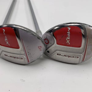Cobra MAX 5 & 6 Hybrid Set 25* 28* Matrix MFS White Tie X4 50g Ladies RH