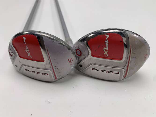 Cobra MAX 5 & 6 Hybrid Set 25* 28* Matrix MFS White Tie X4 50g Ladies RH