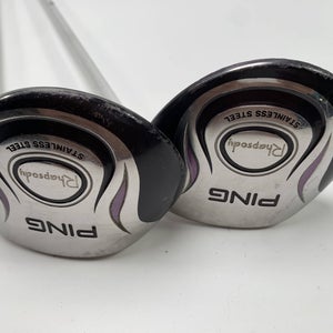 Ping Rhapsody 5 & 7 Fairway Wood Set 18* 21* ULT 129 Ultra Light Ladies RH