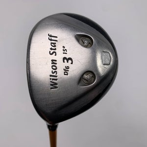 Wilson Staff DF6 3 Fairway Wood 15* UST ProForce V2 75g Regular LH Midsize Grip