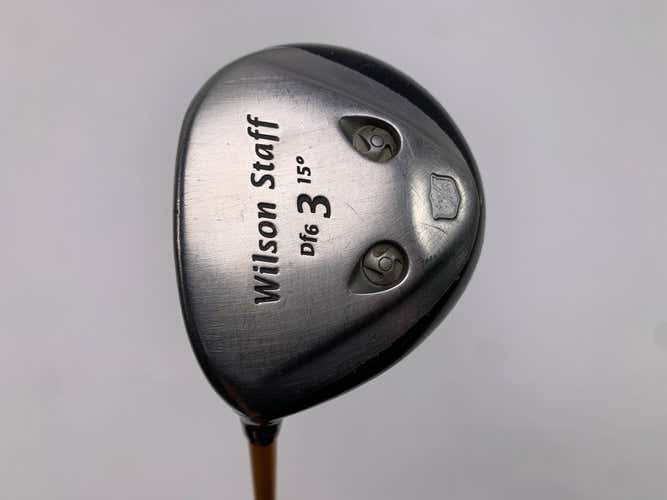 Wilson Staff DF6 3 Fairway Wood 15* UST ProForce V2 75g Regular LH Midsize Grip