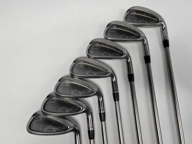 TaylorMade Rac HT Iron Set 4-PW UST Mamiya ProForce Gold Senior Graphite Mens RH