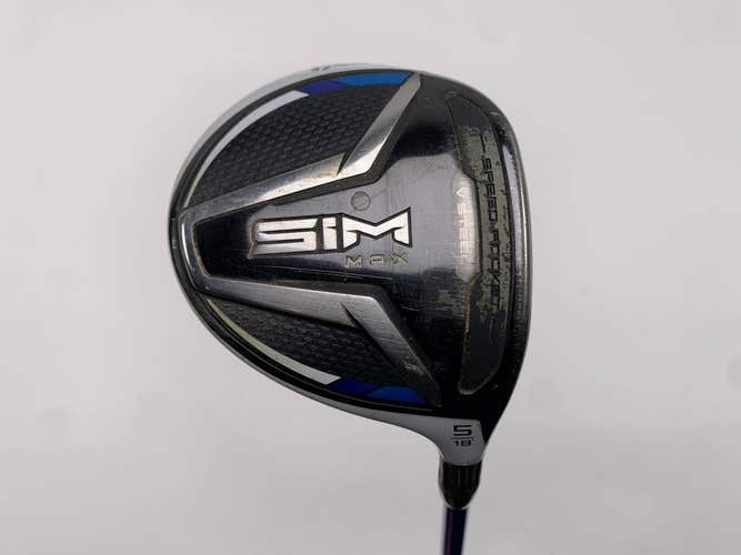 TaylorMade SIM MAX 5 Fairway Wood 18* Graphite Design Tour AD BB-7s Stiff RH