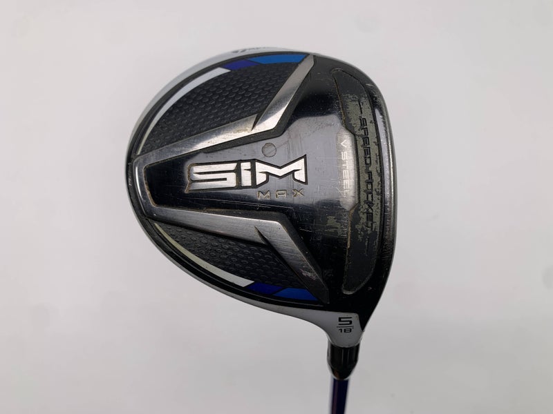 TaylorMade SIM MAX 5 Fairway Wood 18* Graphite Design Tour AD BB-7s Stiff RH