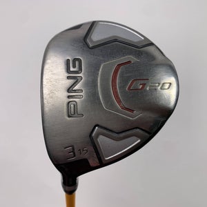 Ping G20 3 Fairway Wood 15* UST Proforce V5 6F3 Regular Graphite Mens LH
