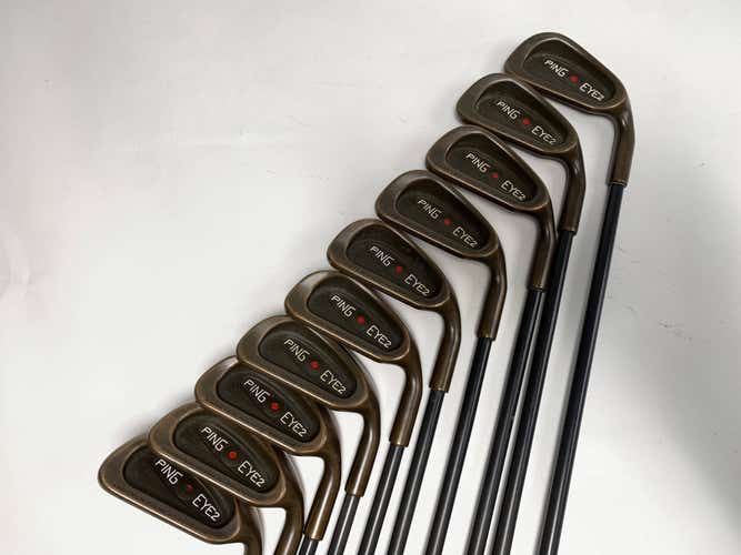 Ping Eye 2 + Beryllium Copper Iron Set 2-PW+SW Aldila Karsten 201 Graphite  RH
