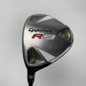 TaylorMade R9 3 Fairway Wood 15* Fujikura Motore 70g Stiff LH Midsize Grip