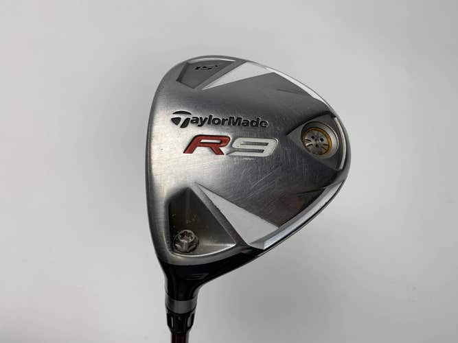 TaylorMade R9 3 Fairway Wood 15* Fujikura Motore 70g Stiff LH Midsize Grip