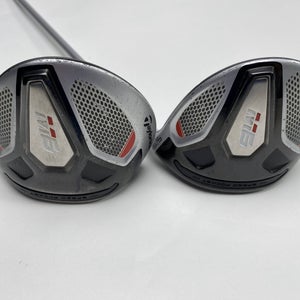 TaylorMade M6 3 & 5 Fairway Wood Set 16.5* 19.5* Fujikura 45g Ladies RH