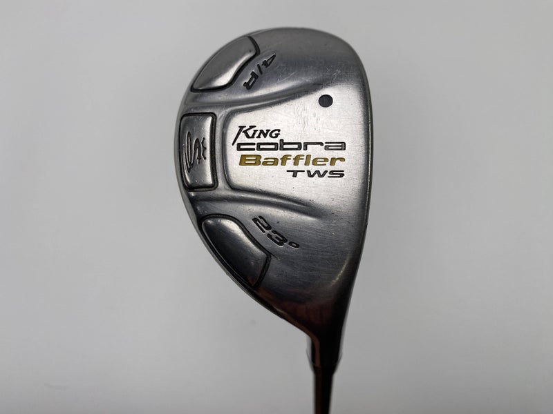 Cobra Baffler TWS 2009 4 Hybrid 23* Aldila DVS-HL 65g Stiff Graphite Mens RH