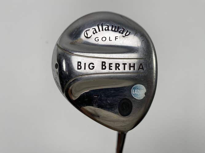 Callaway Big Bertha 2004 7 Fairway Wood 21* Big Bertha Gems 55g Ladies RH
