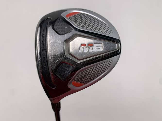 TaylorMade M6 3 Fairway Wood 15* Fujikura Atmos 6S Stiff Mens LH Midsize Grip