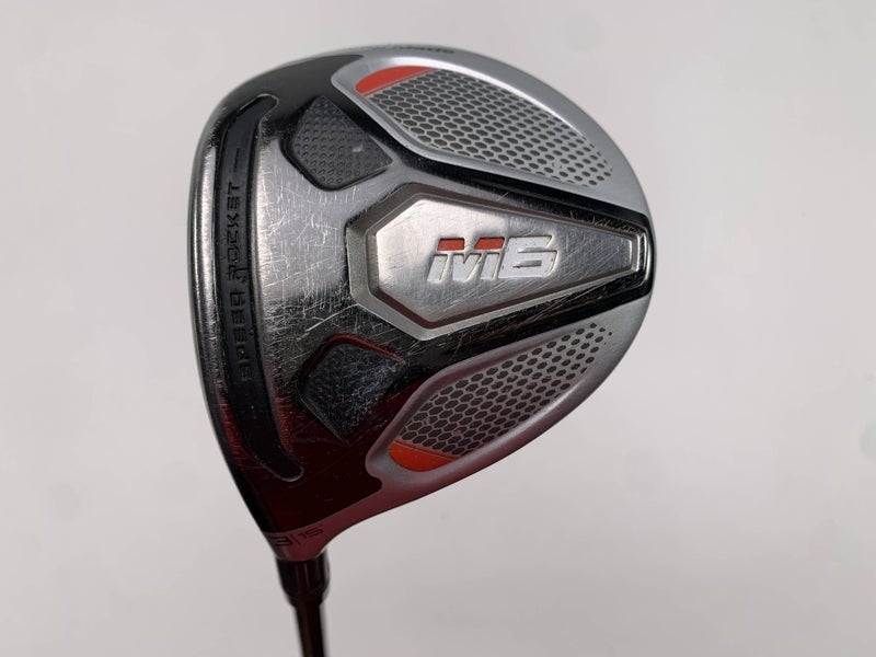 TaylorMade M6 3 Fairway Wood 15* Fujikura Atmos 6S Stiff Mens LH Midsize Grip