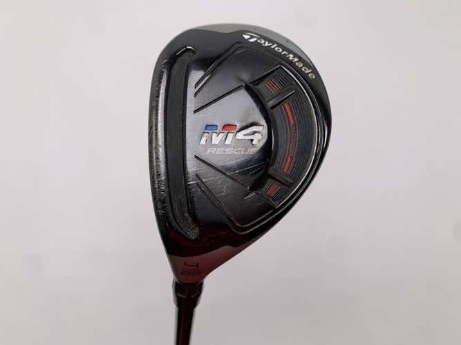 TaylorMade M4 4 Hybrid 22* Fujikura Atmos 7S Stiff Graphite Mens LH