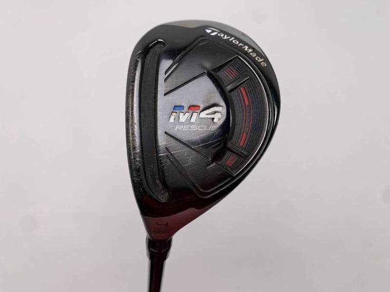 TaylorMade M4 4 Hybrid 22* Fujikura Atmos 7S Stiff Graphite Mens LH