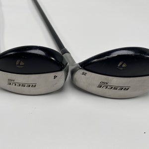 TaylorMade Rescue Mid 4 & 5 Hybrid Set 22* 25* Ladies Graphite Womens RH