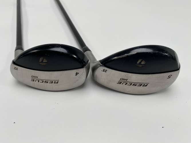 TaylorMade Rescue Mid 4 & 5 Hybrid Set 22* 25* Ladies Graphite Womens RH