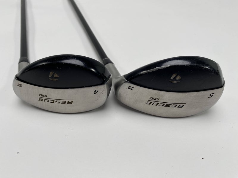 TaylorMade Rescue Mid 4 & 5 Hybrid Set 22* 25* Ladies Graphite Womens RH