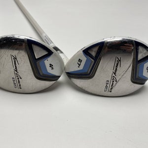 Tommy Armour 845 4 & 5 Hybrid Set 24* 27* Grafalloy Ladies Graphite Womens RH