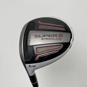 Adams Speedline Super S 3 Fairway Wood 15* Matrix HD Radix S VI Stiff LH