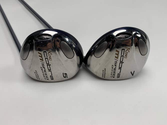 Cobra M Speed Offset 5 & 7 Fairway Wood Set Bassara M Speed Tuned Ladies RH